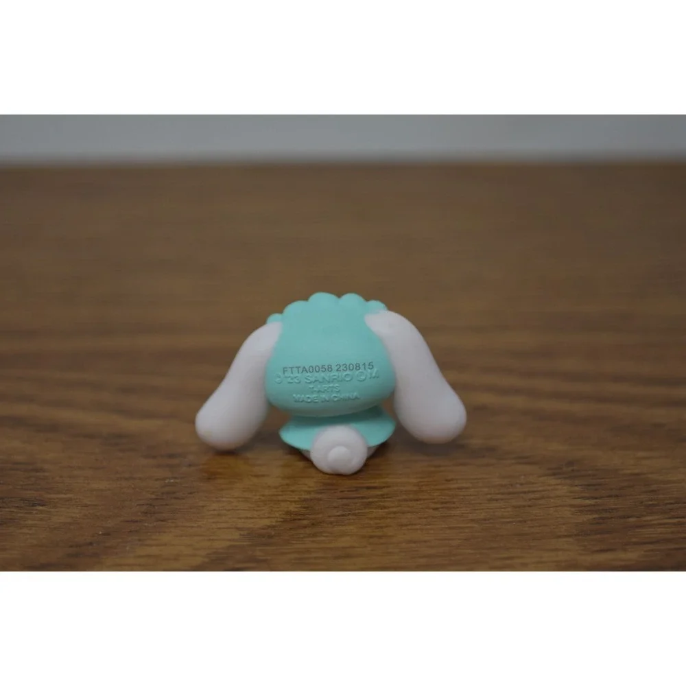 2023 Sanrio Cinnamoroll Mint Green Flower Outfit Mini Figure Kawaii Collectible